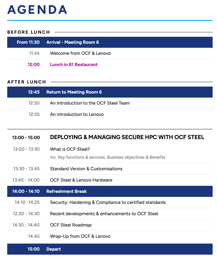 Agenda